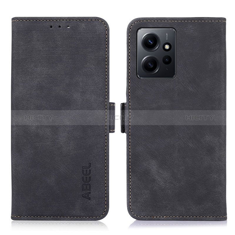 Coque Portefeuille Livre Cuir Etui Clapet K06Z pour Xiaomi Redmi Note 12 4G Noir Plus