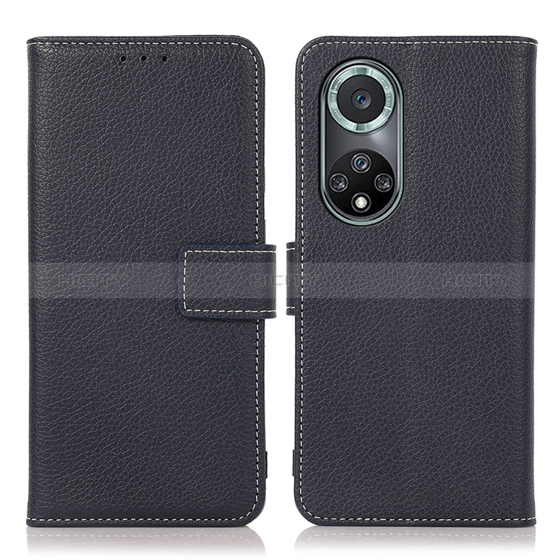 Coque Portefeuille Livre Cuir Etui Clapet K07Z pour Huawei Honor 50 Pro 5G Bleu Plus