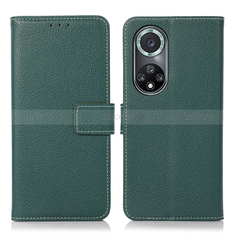 Coque Portefeuille Livre Cuir Etui Clapet K07Z pour Huawei Honor 50 Pro 5G Vert Plus