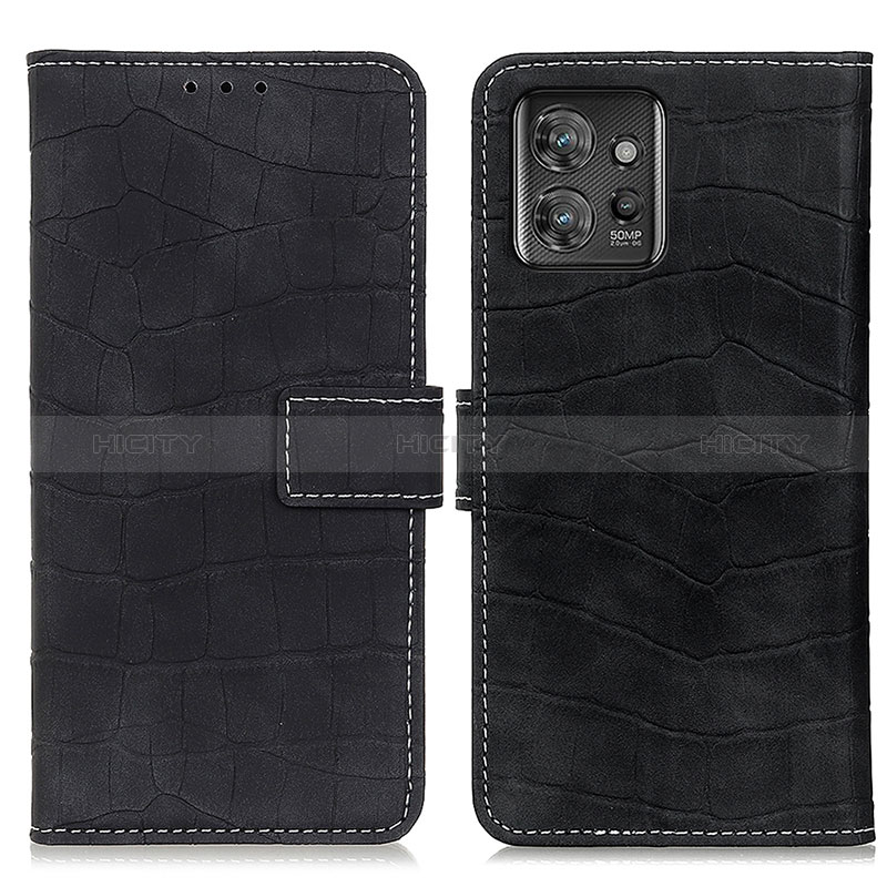 Coque Portefeuille Livre Cuir Etui Clapet K07Z pour Motorola ThinkPhone 5G Noir Plus