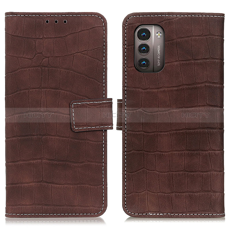 Coque Portefeuille Livre Cuir Etui Clapet K07Z pour Nokia G11 Marron Plus