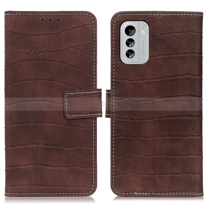 Coque Portefeuille Livre Cuir Etui Clapet K07Z pour Nokia G60 5G Marron Plus