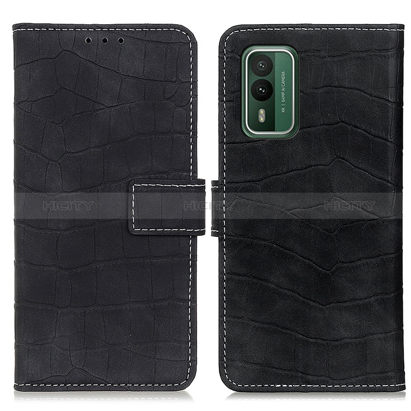 Coque Portefeuille Livre Cuir Etui Clapet K07Z pour Nokia XR21 Noir Plus