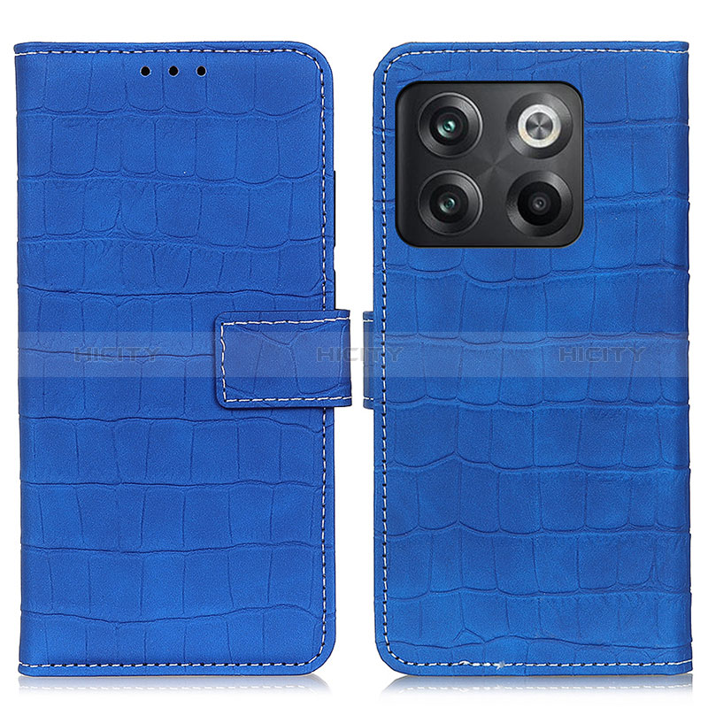 Coque Portefeuille Livre Cuir Etui Clapet K07Z pour OnePlus Ace Pro 5G Bleu Plus