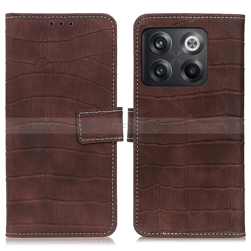 Coque Portefeuille Livre Cuir Etui Clapet K07Z pour OnePlus Ace Pro 5G Marron Plus