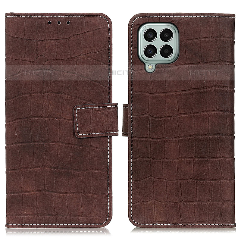 Coque Portefeuille Livre Cuir Etui Clapet K07Z pour Samsung Galaxy M33 5G Marron Plus