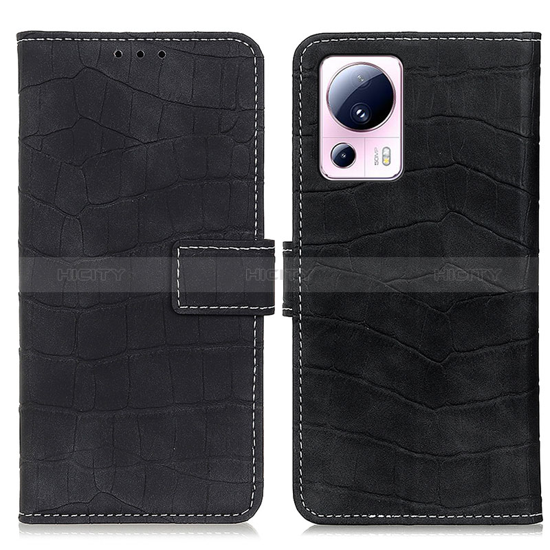 Coque Portefeuille Livre Cuir Etui Clapet K07Z pour Xiaomi Mi 12 Lite NE 5G Noir Plus