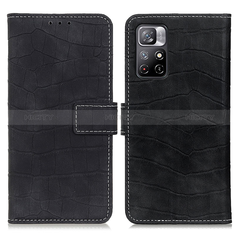 Coque Portefeuille Livre Cuir Etui Clapet K07Z pour Xiaomi Poco M4 Pro 5G Noir Plus