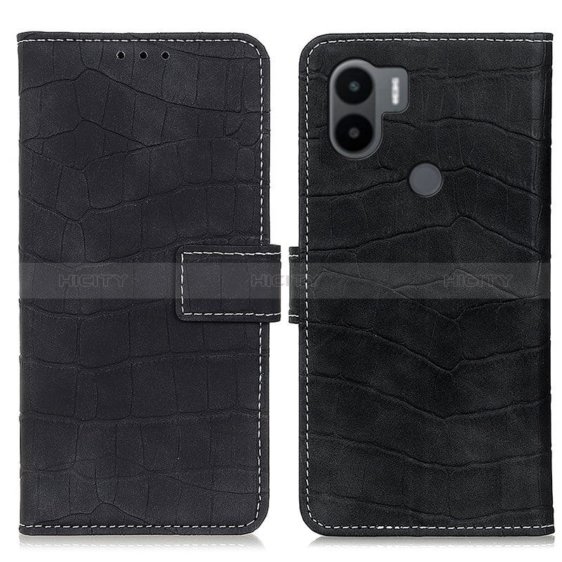 Coque Portefeuille Livre Cuir Etui Clapet K07Z pour Xiaomi Redmi A1 Plus Noir Plus