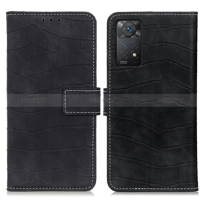 Coque Portefeuille Livre Cuir Etui Clapet K07Z pour Xiaomi Redmi Note 11 Pro 4G Noir Plus