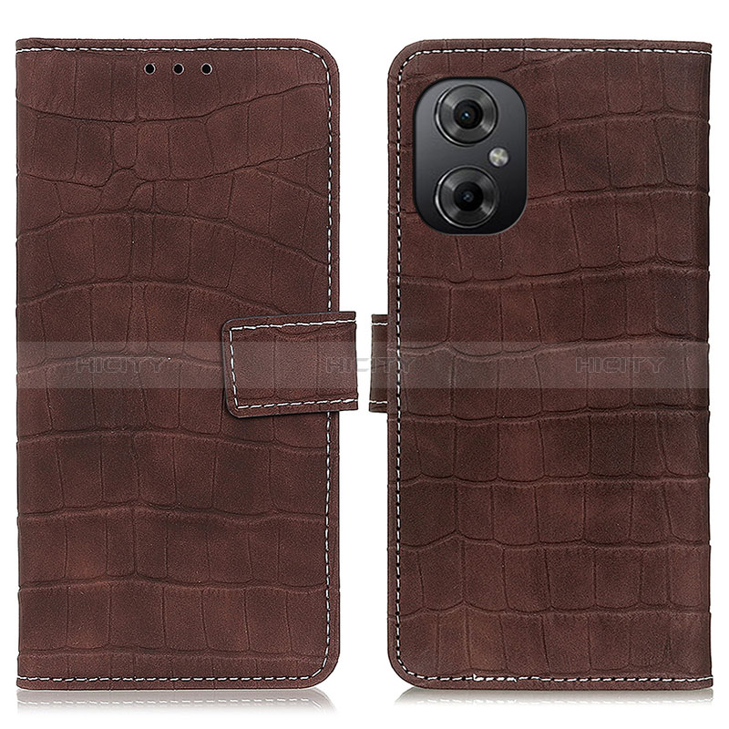 Coque Portefeuille Livre Cuir Etui Clapet K07Z pour Xiaomi Redmi Note 12R Pro 5G Marron Plus