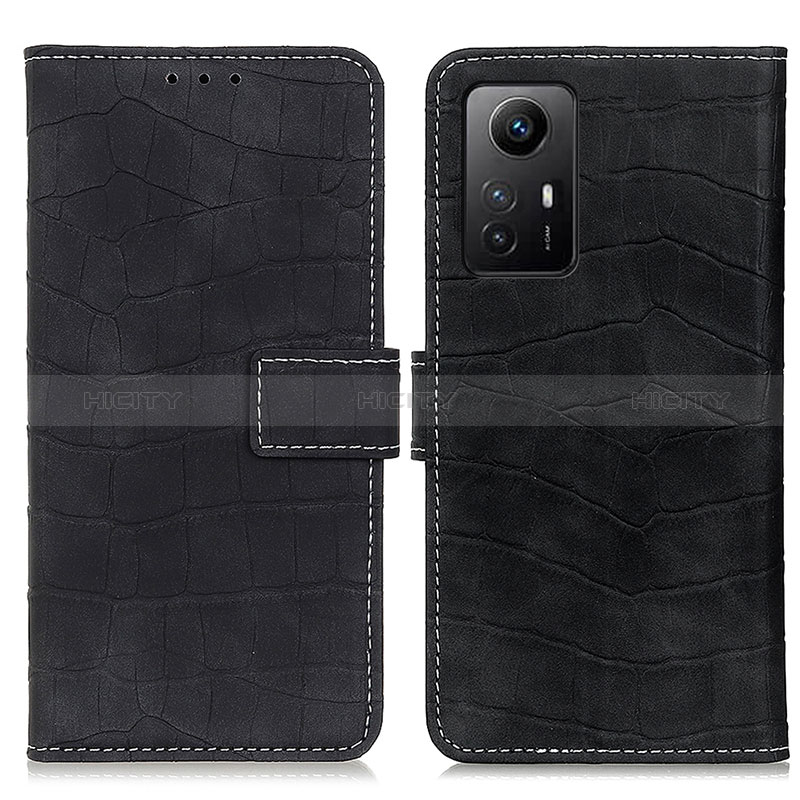 Coque Portefeuille Livre Cuir Etui Clapet K07Z pour Xiaomi Redmi Note 12S Noir Plus