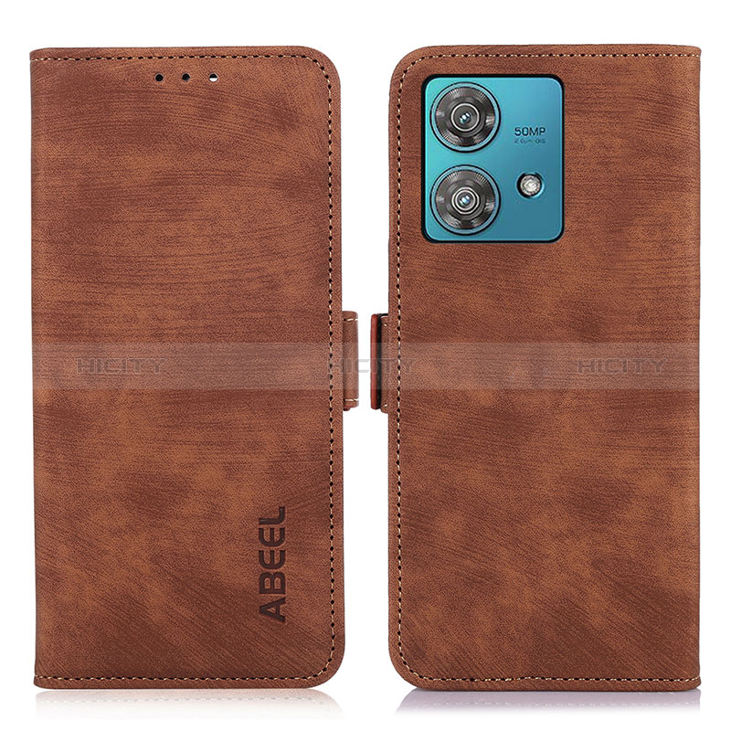 Coque Portefeuille Livre Cuir Etui Clapet K08Z pour Motorola Moto Edge 40 Neo 5G Marron Plus