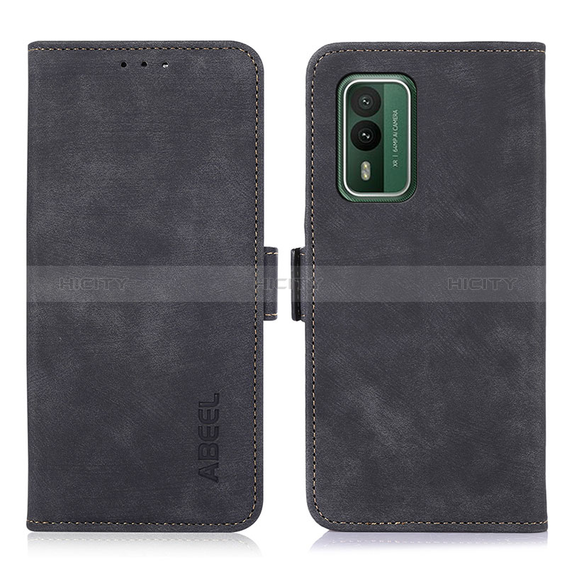 Coque Portefeuille Livre Cuir Etui Clapet K08Z pour Nokia XR21 Noir Plus