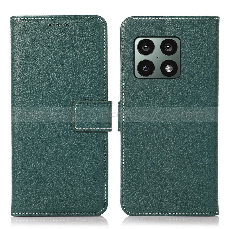 Coque Portefeuille Livre Cuir Etui Clapet K08Z pour OnePlus 10 Pro 5G Vert Plus