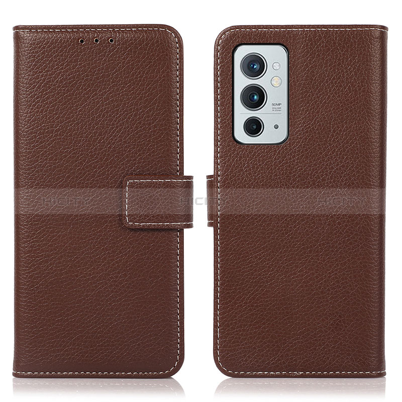 Coque Portefeuille Livre Cuir Etui Clapet K08Z pour OnePlus 9RT 5G Marron Plus