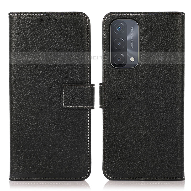 Coque Portefeuille Livre Cuir Etui Clapet K08Z pour OnePlus Nord N200 5G Noir Plus