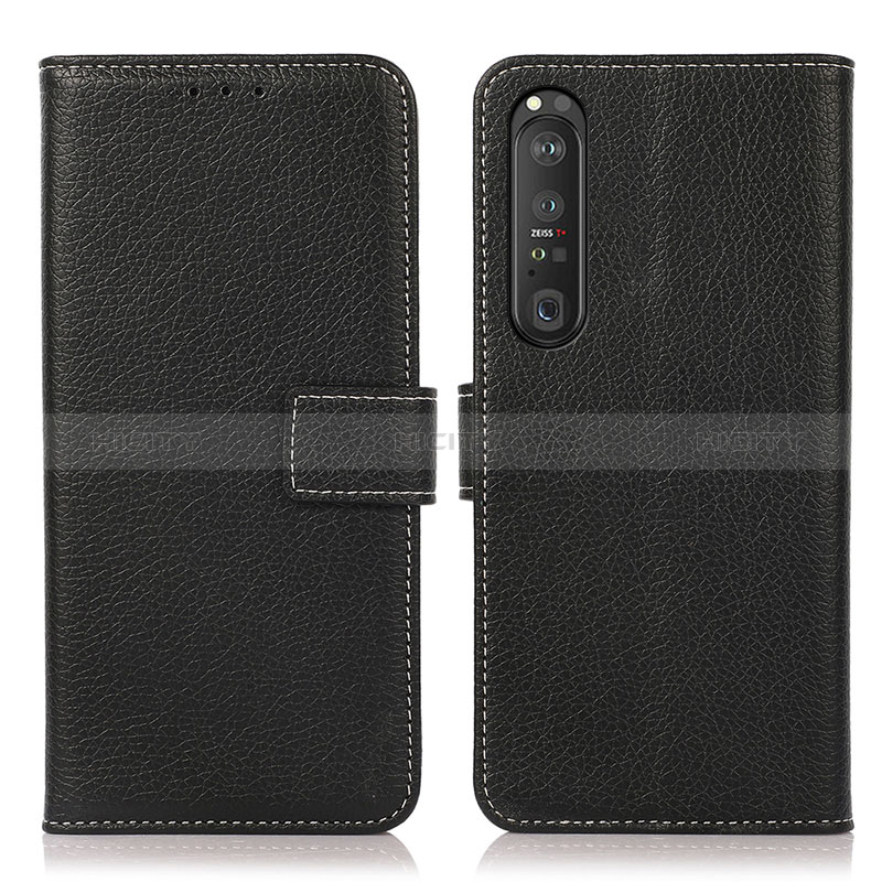 Coque Portefeuille Livre Cuir Etui Clapet K08Z pour Sony Xperia 1 III Noir Plus