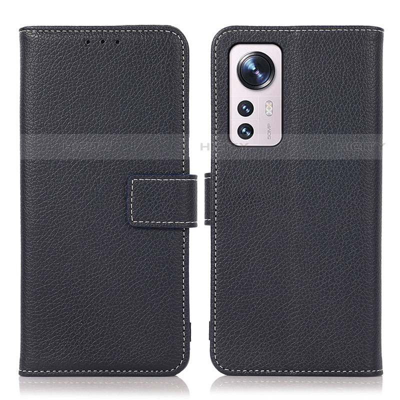 Coque Portefeuille Livre Cuir Etui Clapet K08Z pour Xiaomi Mi 12 Lite 5G Bleu Royal Plus