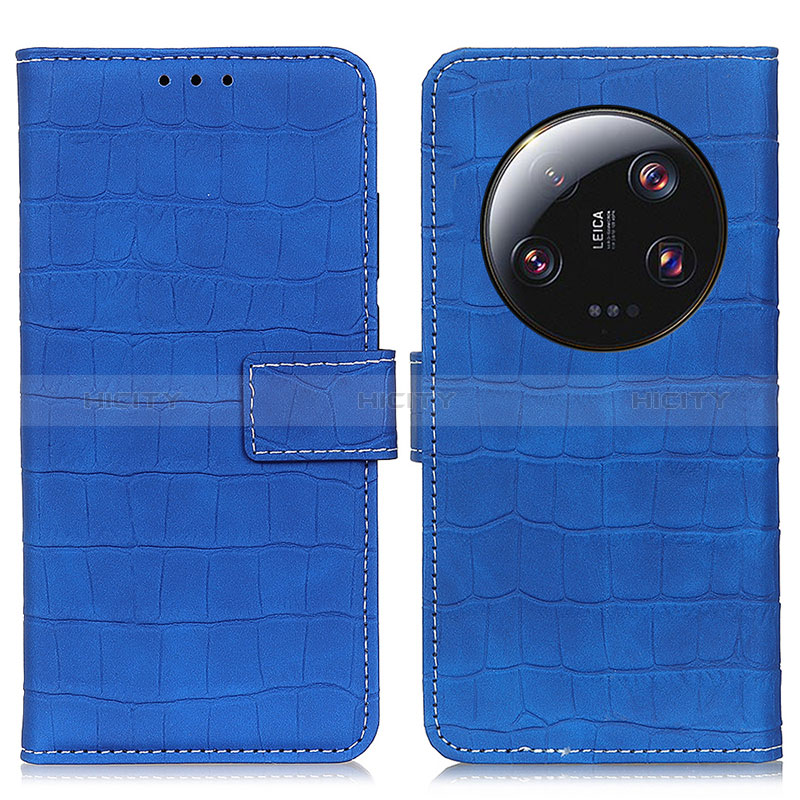 Coque Portefeuille Livre Cuir Etui Clapet K08Z pour Xiaomi Mi 13 Ultra 5G Bleu Royal Plus