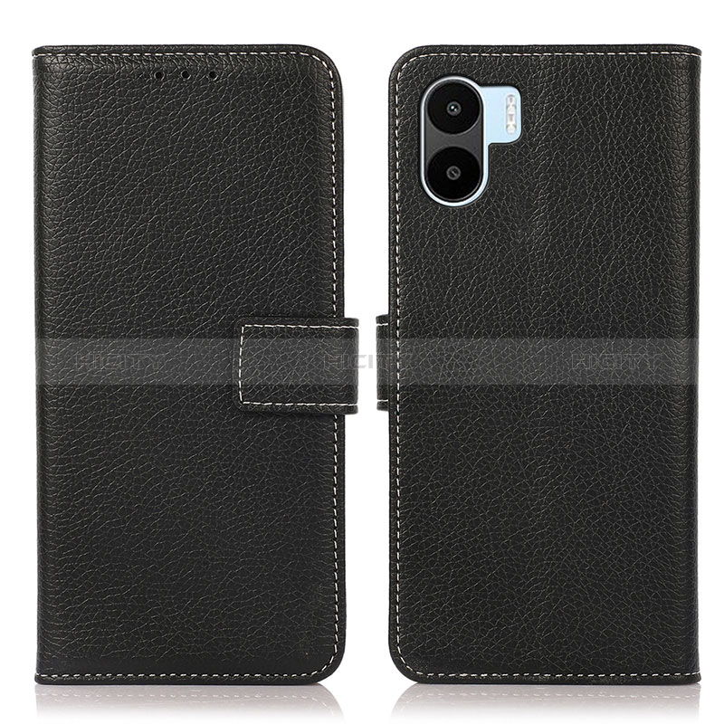 Coque Portefeuille Livre Cuir Etui Clapet K08Z pour Xiaomi Poco C50 Noir Plus