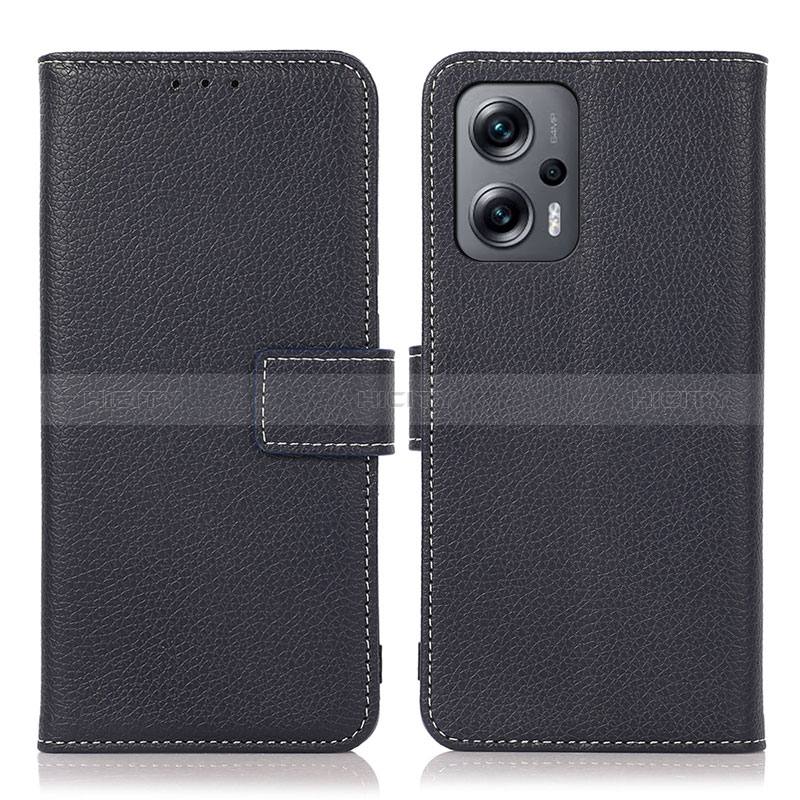 Coque Portefeuille Livre Cuir Etui Clapet K08Z pour Xiaomi Poco X4 GT 5G Bleu Royal Plus