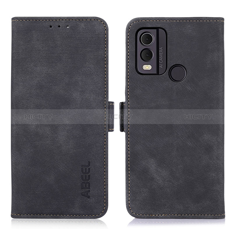 Coque Portefeuille Livre Cuir Etui Clapet K09Z pour Nokia C22 Noir Plus