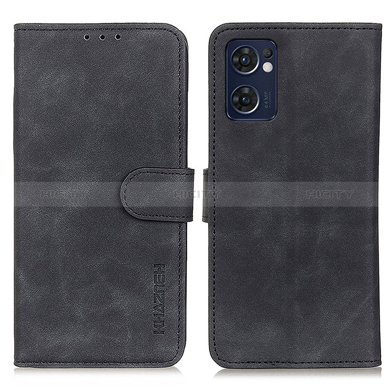 Coque Portefeuille Livre Cuir Etui Clapet K09Z pour OnePlus Nord CE 2 5G Noir Plus