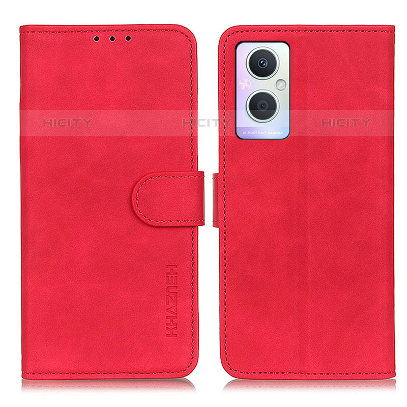 Coque Portefeuille Livre Cuir Etui Clapet K09Z pour OnePlus Nord N20 5G Rouge Plus