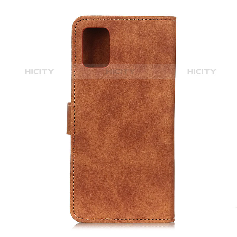 Coque Portefeuille Livre Cuir Etui Clapet K09Z pour Oppo Find X3 Pro 5G Marron Plus