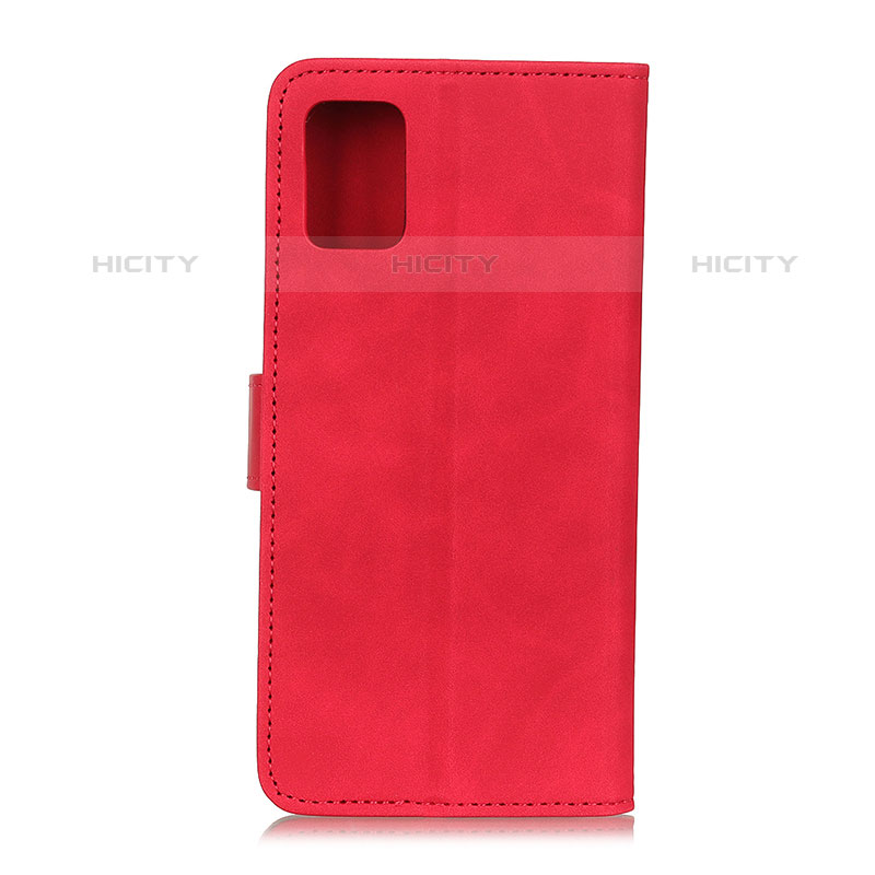 Coque Portefeuille Livre Cuir Etui Clapet K09Z pour Oppo Find X3 Pro 5G Rouge Plus