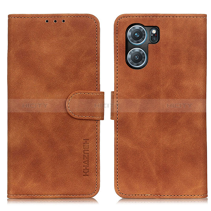 Coque Portefeuille Livre Cuir Etui Clapet K09Z pour Oppo K10 5G Marron Plus