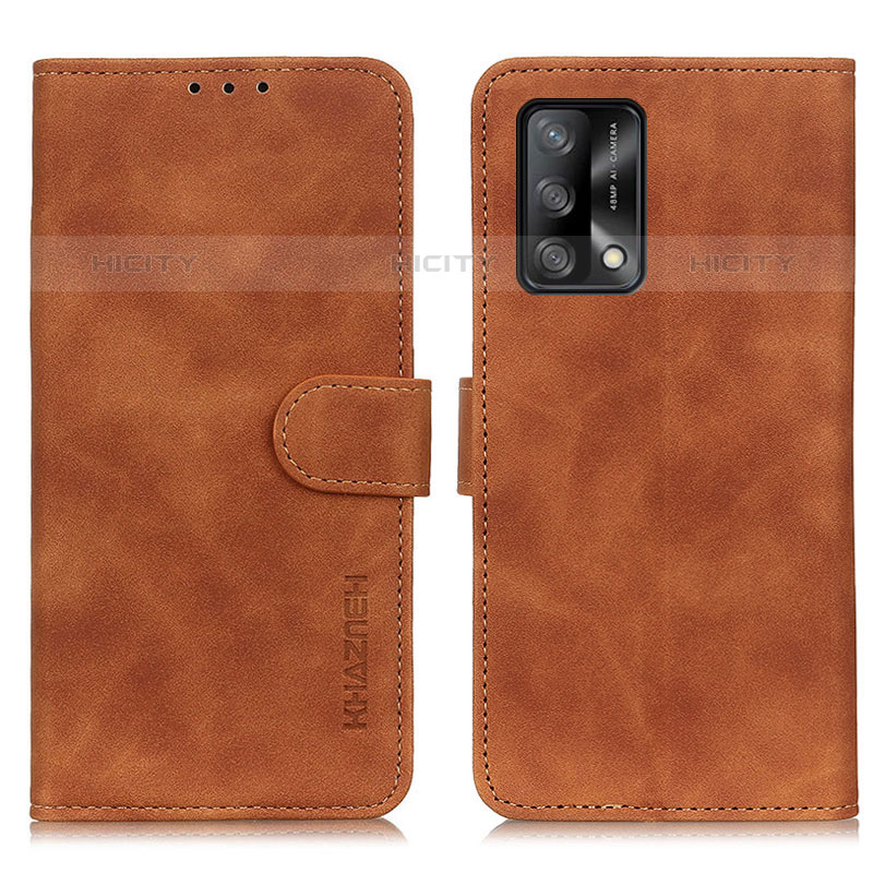 Coque Portefeuille Livre Cuir Etui Clapet K09Z pour Oppo Reno6 Lite Marron Plus