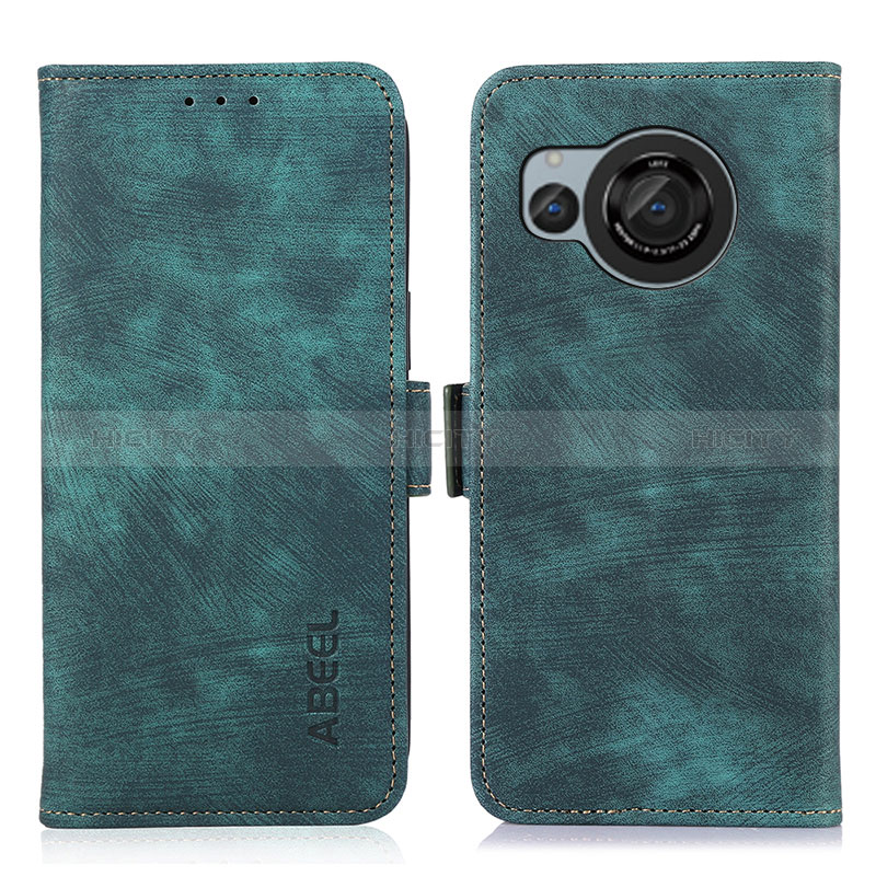 Coque Portefeuille Livre Cuir Etui Clapet K09Z pour Sharp Aquos R8s Plus