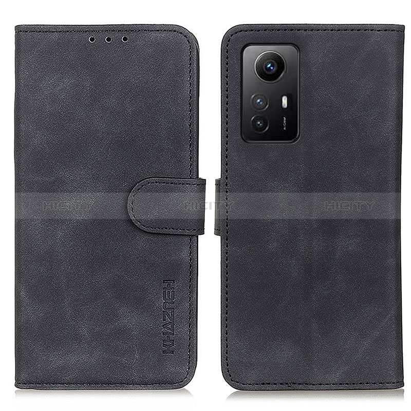 Coque Portefeuille Livre Cuir Etui Clapet K09Z pour Xiaomi Redmi Note 12S Noir Plus