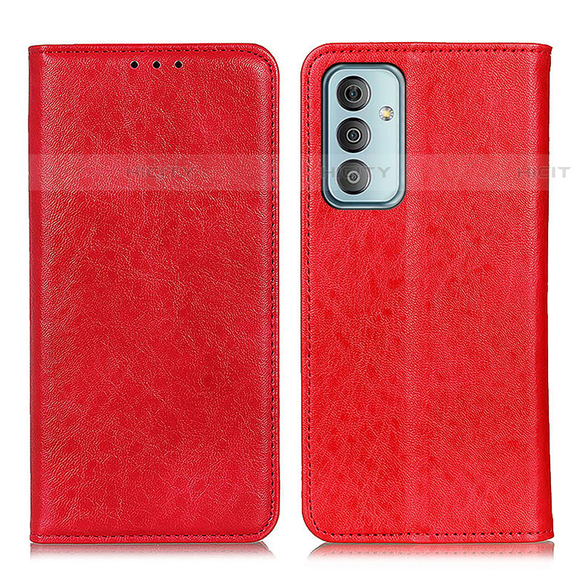 Coque Portefeuille Livre Cuir Etui Clapet KZ01 pour Samsung Galaxy F23 5G Rouge Plus