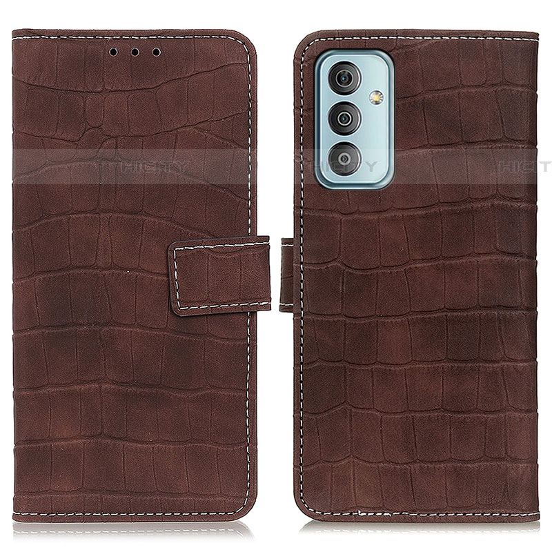 Coque Portefeuille Livre Cuir Etui Clapet KZ07 pour Samsung Galaxy F23 5G Marron Plus