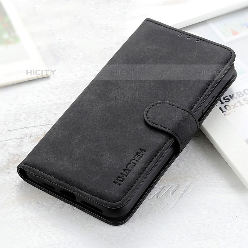 Coque Portefeuille Livre Cuir Etui Clapet KZ3 pour Google Pixel 6a 5G Noir Plus