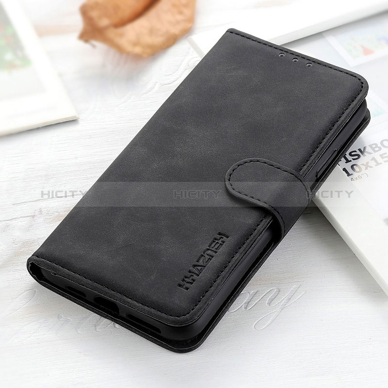 Coque Portefeuille Livre Cuir Etui Clapet KZ3 pour Huawei Enjoy 50 Pro Noir Plus