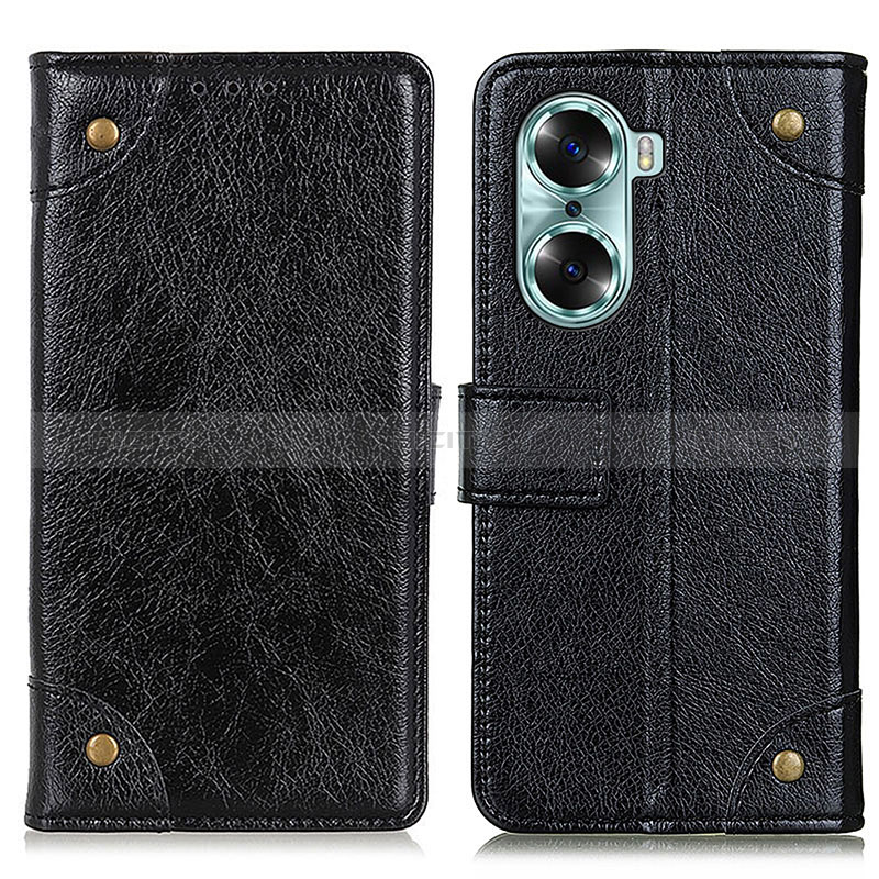 Coque Portefeuille Livre Cuir Etui Clapet KZ6 pour Huawei Honor 60 5G Plus