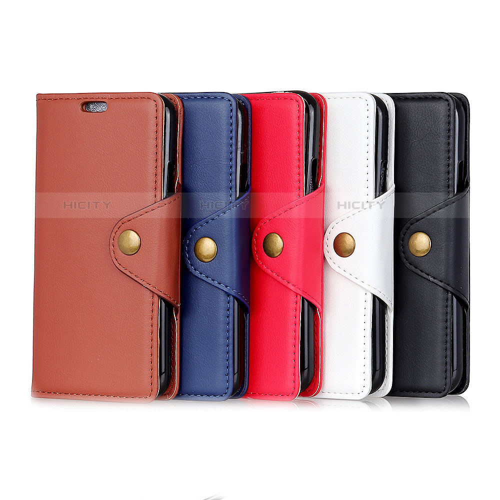 Coque Portefeuille Livre Cuir Etui Clapet L01 pour Alcatel 1 Plus