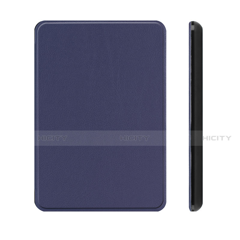 Coque Portefeuille Livre Cuir Etui Clapet L01 pour Amazon Kindle Paperwhite 6 inch Bleu Plus