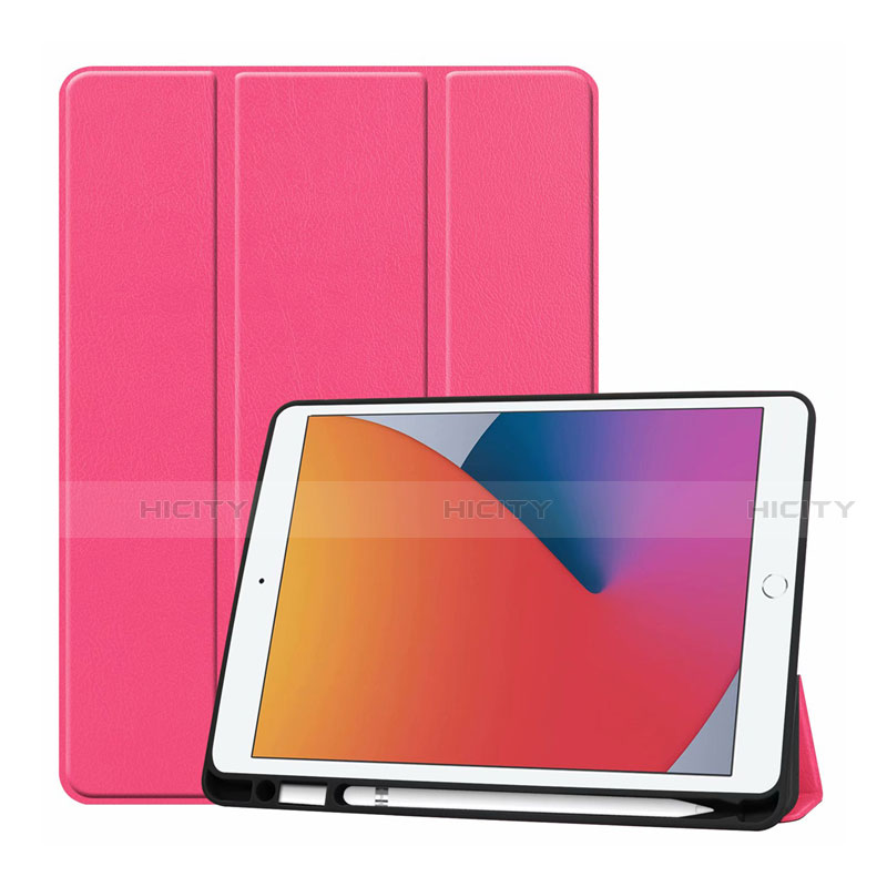 Coque Portefeuille Livre Cuir Etui Clapet L01 pour Apple iPad 10.2 (2019) Plus