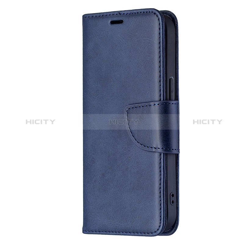 Coque Portefeuille Livre Cuir Etui Clapet L01 pour Apple iPhone 15 Plus Bleu Plus