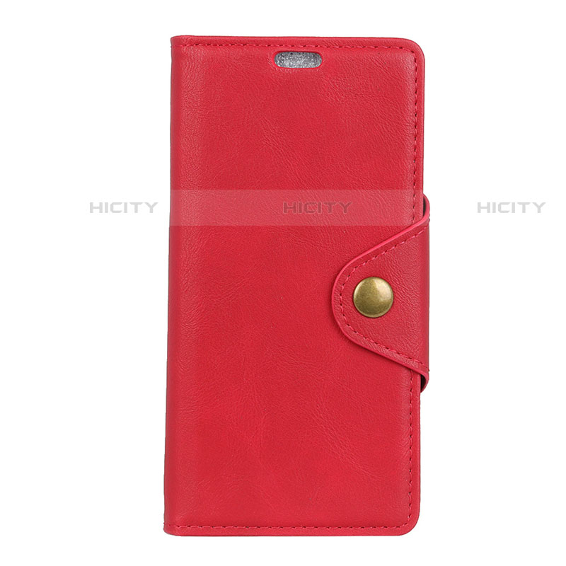 Coque Portefeuille Livre Cuir Etui Clapet L01 pour Asus Zenfone Max ZB555KL Rouge Plus