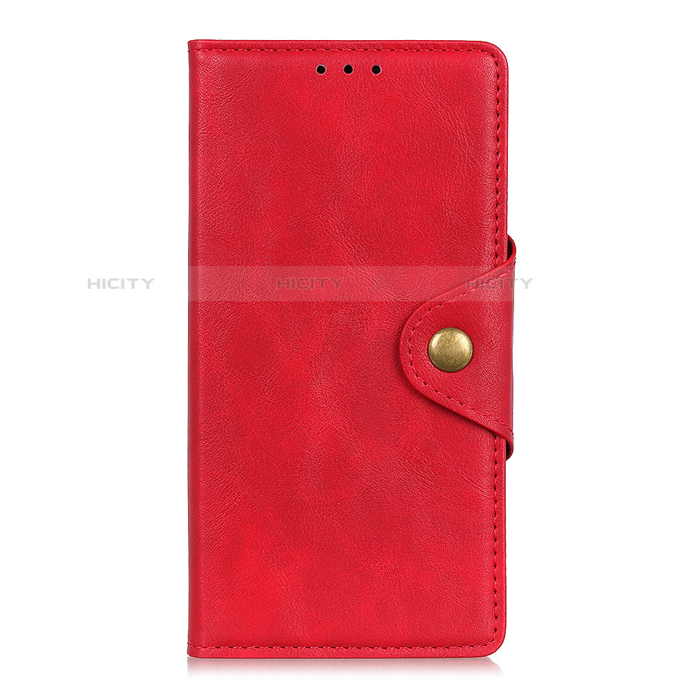 Coque Portefeuille Livre Cuir Etui Clapet L01 pour BQ Aquaris C Rouge Plus