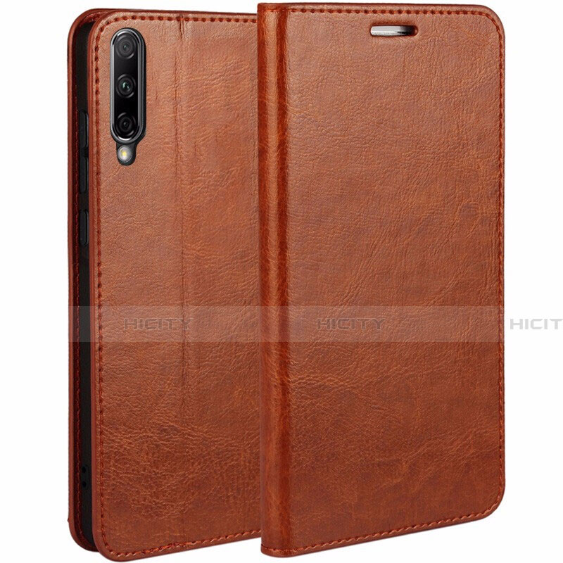 Coque Portefeuille Livre Cuir Etui Clapet L01 pour Huawei Honor 9X Pro Orange Plus