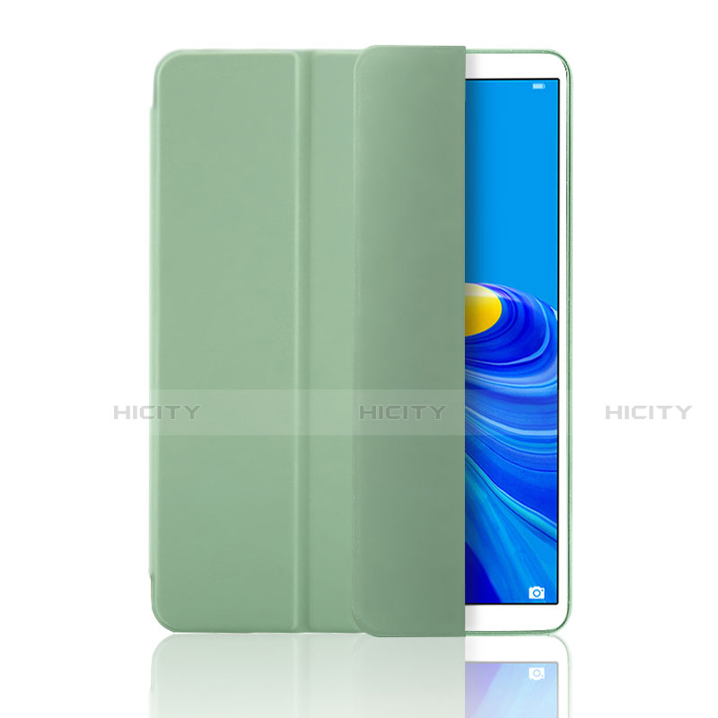 Coque Portefeuille Livre Cuir Etui Clapet L01 pour Huawei MatePad 10.8 Pastel Vert Plus