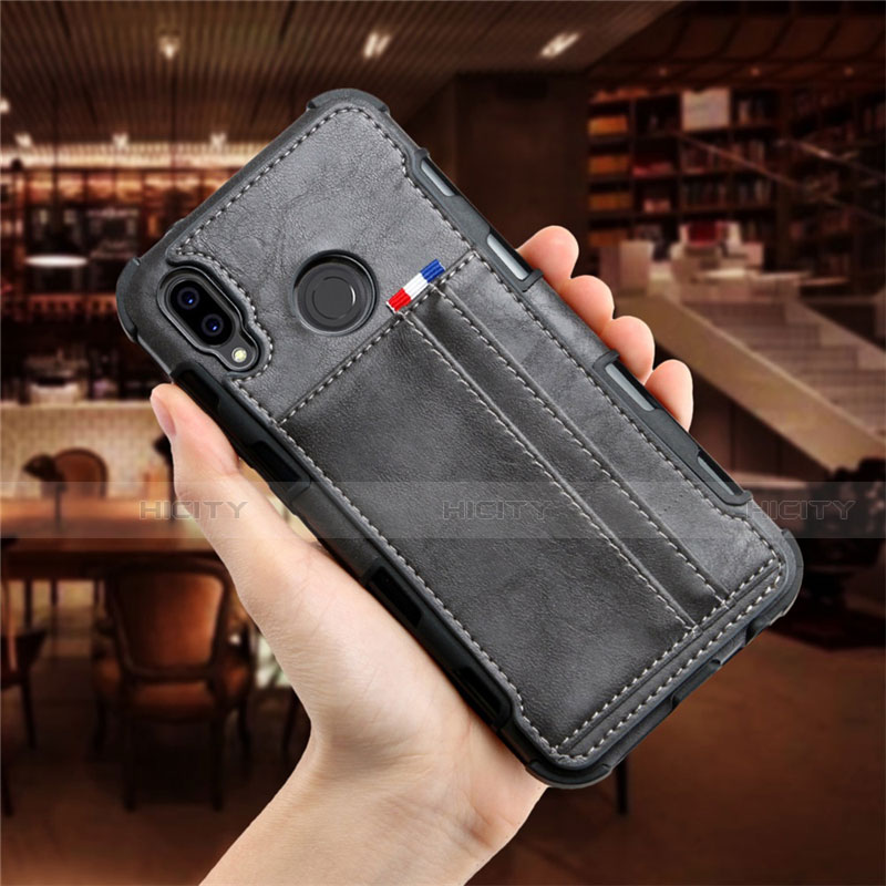 Coque Portefeuille Livre Cuir Etui Clapet L01 pour Huawei Nova 3e Plus