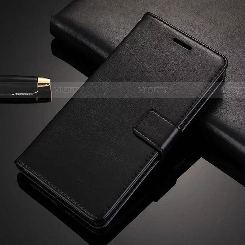 Coque Portefeuille Livre Cuir Etui Clapet L01 pour Huawei Nova 5z Noir Plus